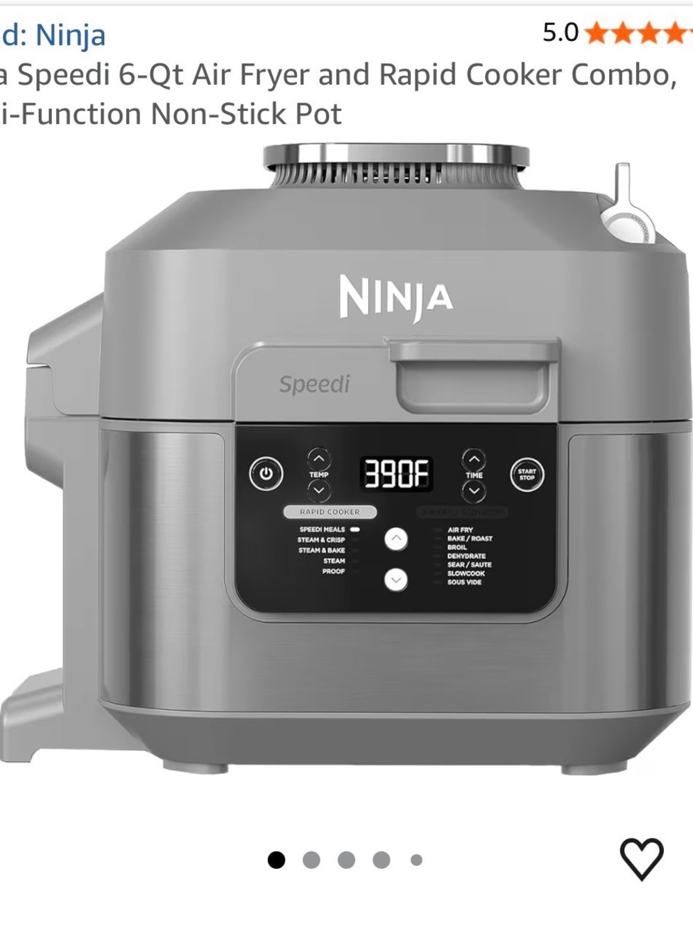 Ninja Speedi Digital Multi-Cooker in Gray